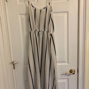 Midi Stripped Dress - Zaful